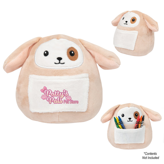 Pouch Pet Dog Plush Toy, 6 Inch
