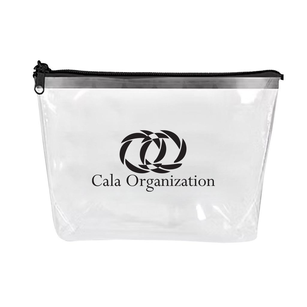 Pouch with a Zip, Clear - Clear Zippered Pouch