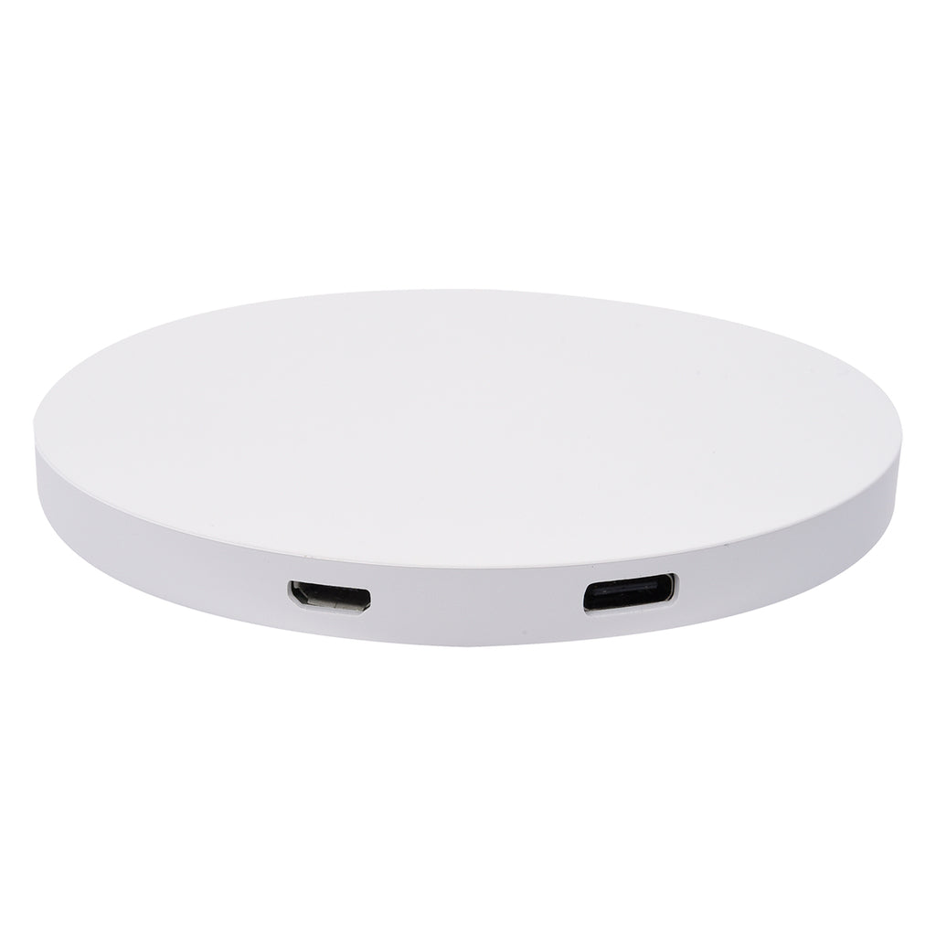 Power Balance Wireless Charging Pad and USB Hub Full Color - White - PortBack