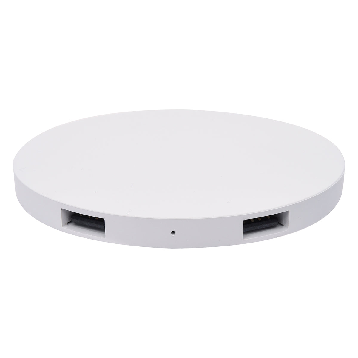 Power Balance Wireless Charging Pad and USB Hub Full Color - White - PortFront