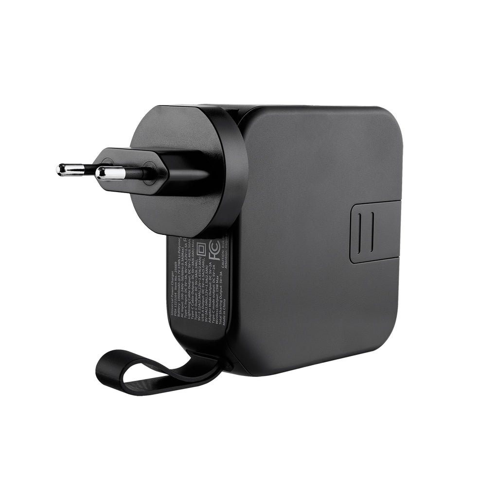Power Bank and Charger with International Adapters - EU