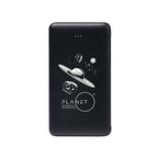 Power Bank with Integrated Cables, 10,000 mAh - Black - Silk Screen