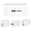Power Cube Wall Adapter, 65W Full Color - White - Silk Screen