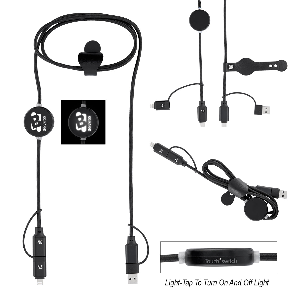 Power Delivery Fast Charging Cable, 60W - Laser