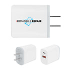 Power Delivery Wall Adapter, 30W - White - Full Color