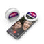 Powerstick Aura Clip-On Ring Light and Camera Cover - White - Full Color