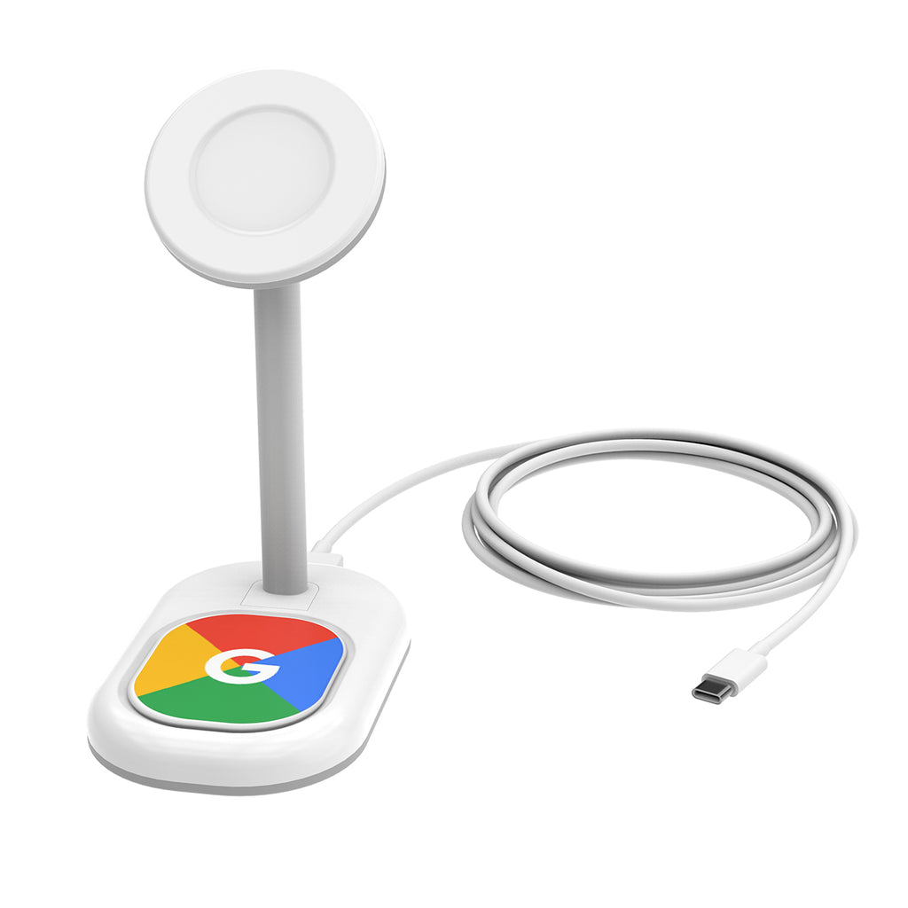 Powerstick MagStand Magnetic Phone Stand - White - Full Color
