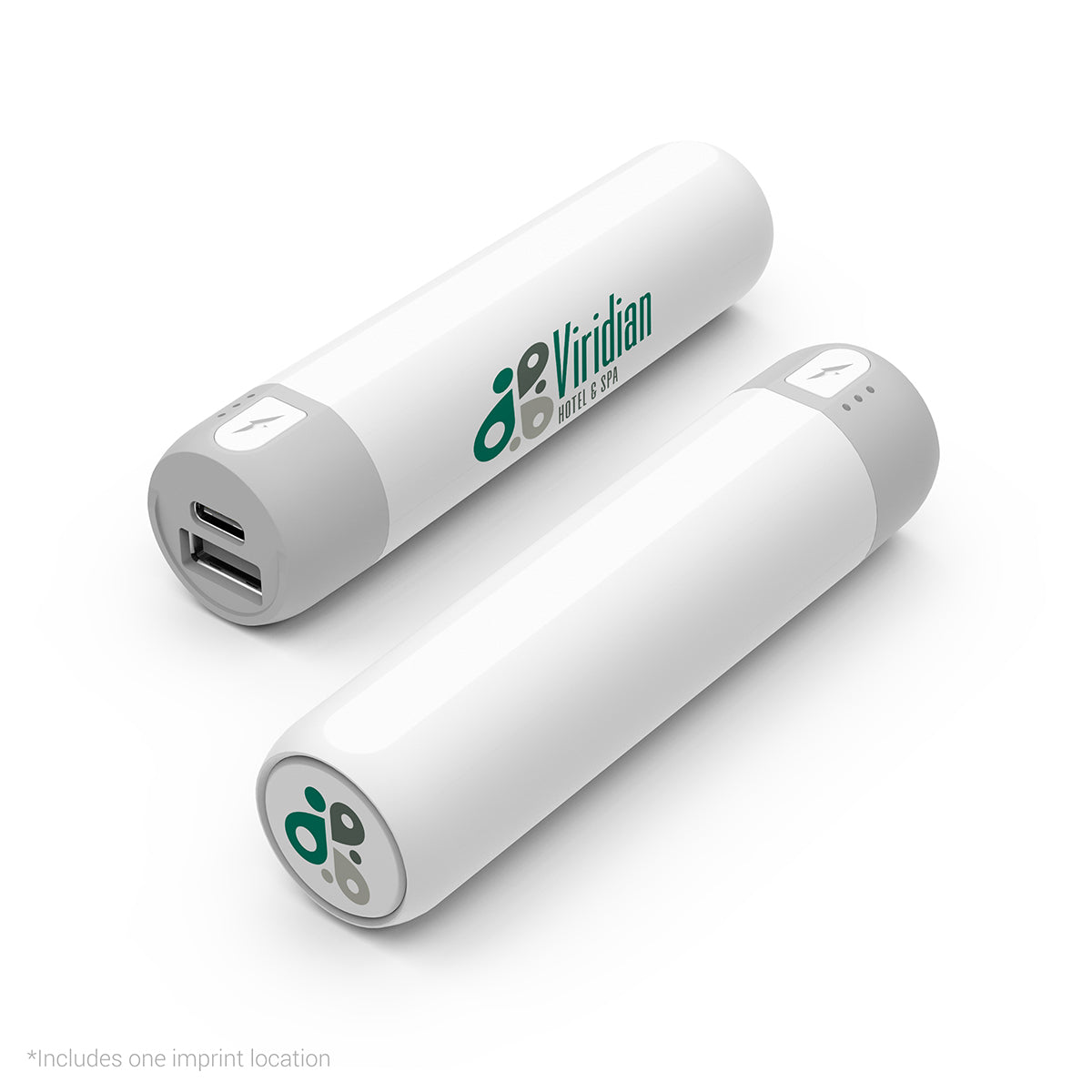Powerstick Nova Portable Back-Up Charger - White - Full Color