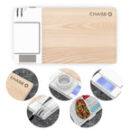Powerstick SousChef Cutting Board, Five-Way - Brown - Laser Engraving