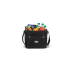 Precision Bottle Cooler with Removable Divider, 12 Bottles Embroidery - Black - View 2