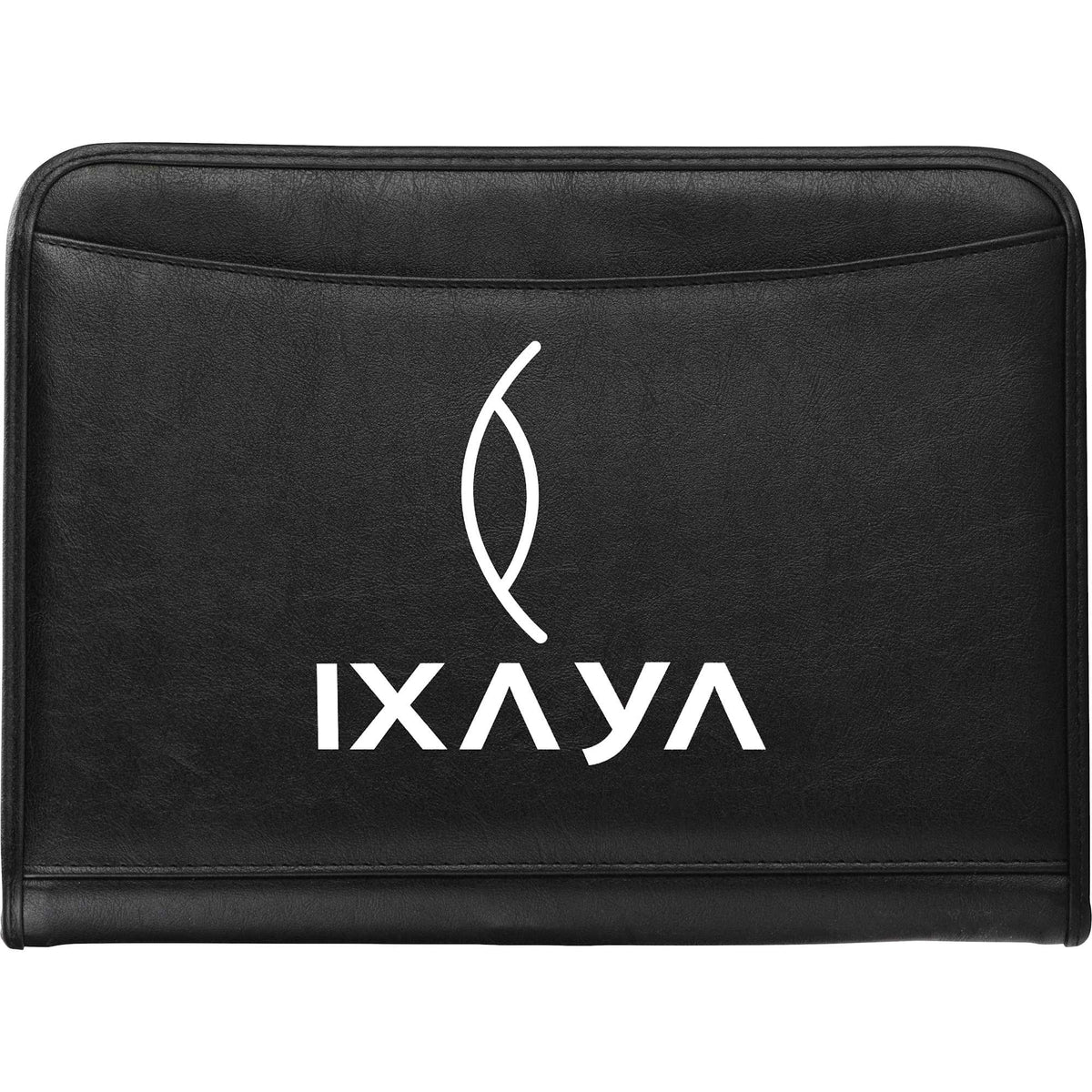 Presidential Zippered Padfolio - Black - Front