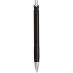 Pressley Gel Pen with Comfort Grip in Recycled Aluminum - Black - Back