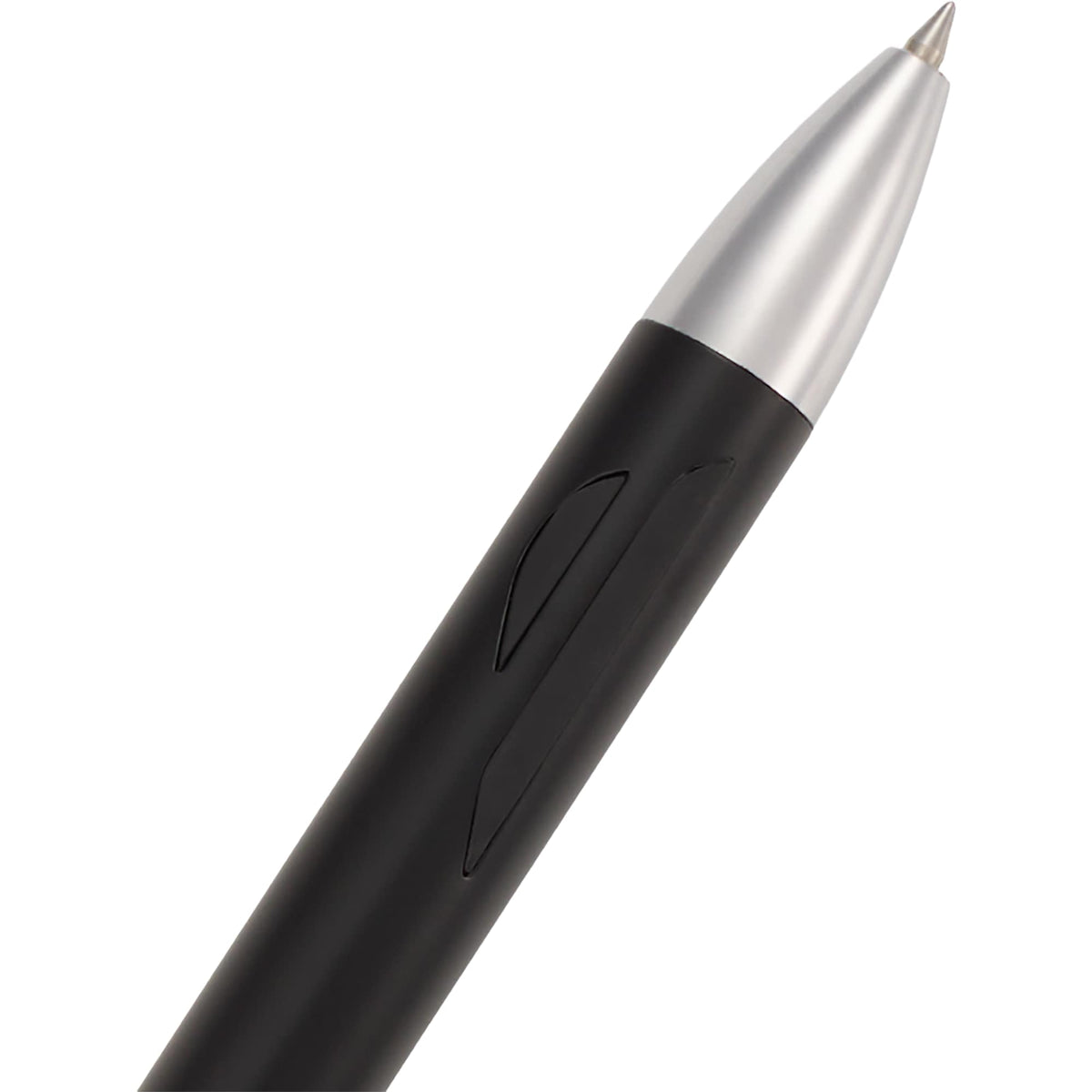 Pressley Gel Pen with Comfort Grip in Recycled Aluminum - Black - Detail 2