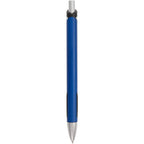Pressley Gel Pen with Comfort Grip in Recycled Aluminum - Blue - Back