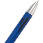 Pressley Gel Pen with Comfort Grip in Recycled Aluminum - Blue - Detail 2