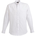 Preston Long Sleeve Poplin Shirt for Tall Men Transfer - White - Front