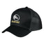 Price Buster Cap with Mesh Back, 5 Panel Embroidery - Black - Colorbrite