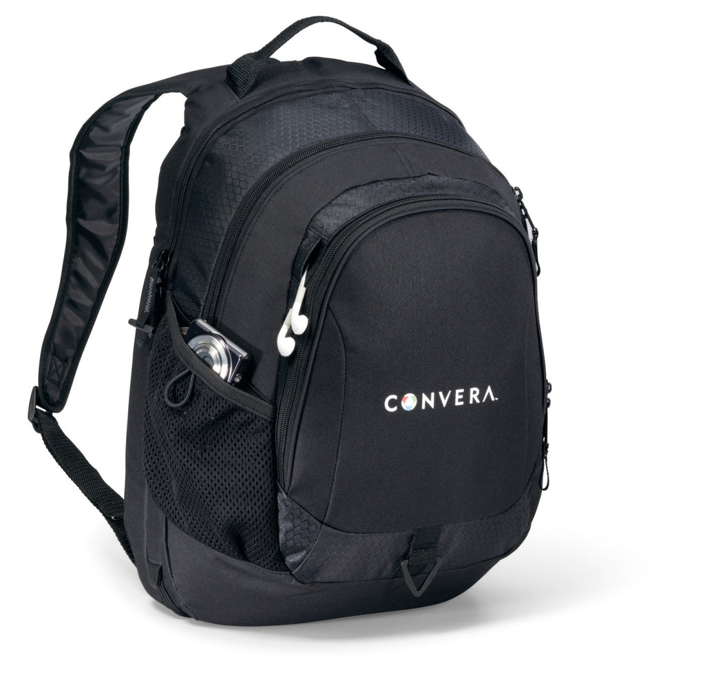 Primary Lay Flat Laptop Backpack, 15.4 Inch Transfer - Black - View 1