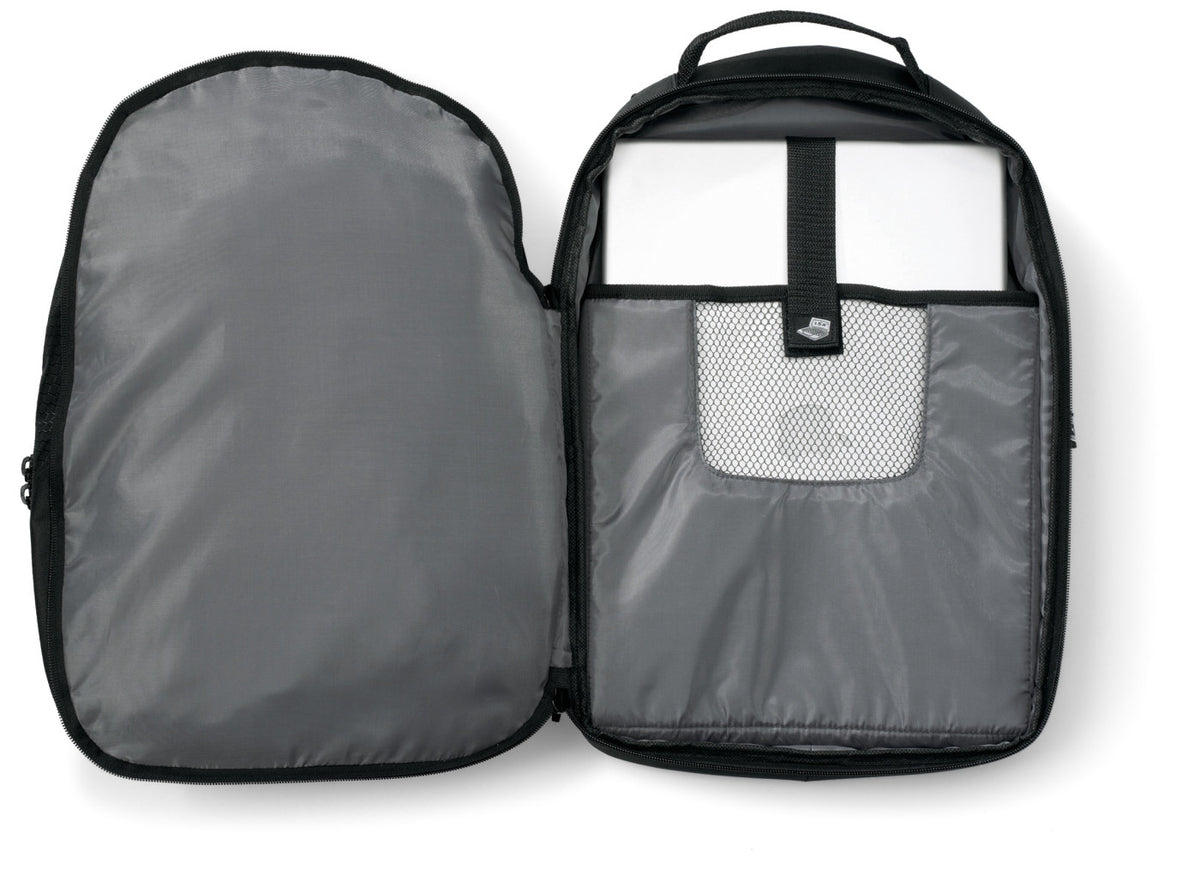 Primary Lay Flat Laptop Backpack, 15.4 Inch Transfer - Black - View 3