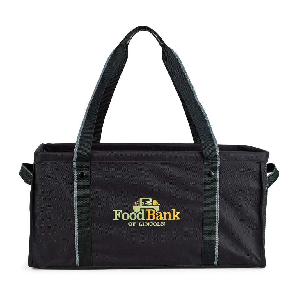 Prime Collapsible Utility Tote Transfer - Black - View 5