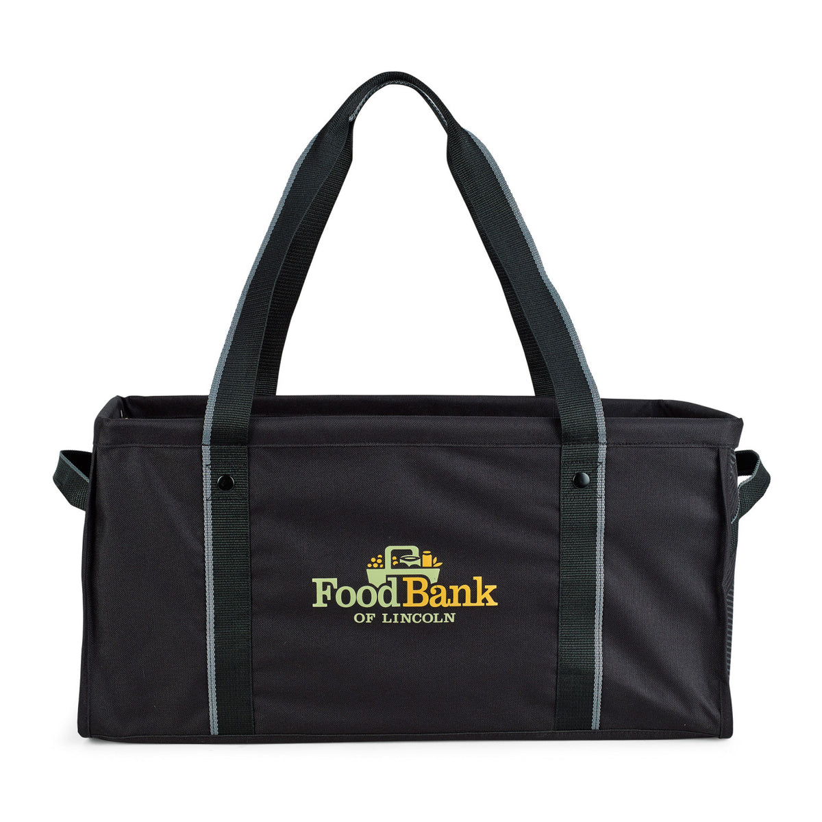 Prime Collapsible Utility Tote Transfer - Black - View 5