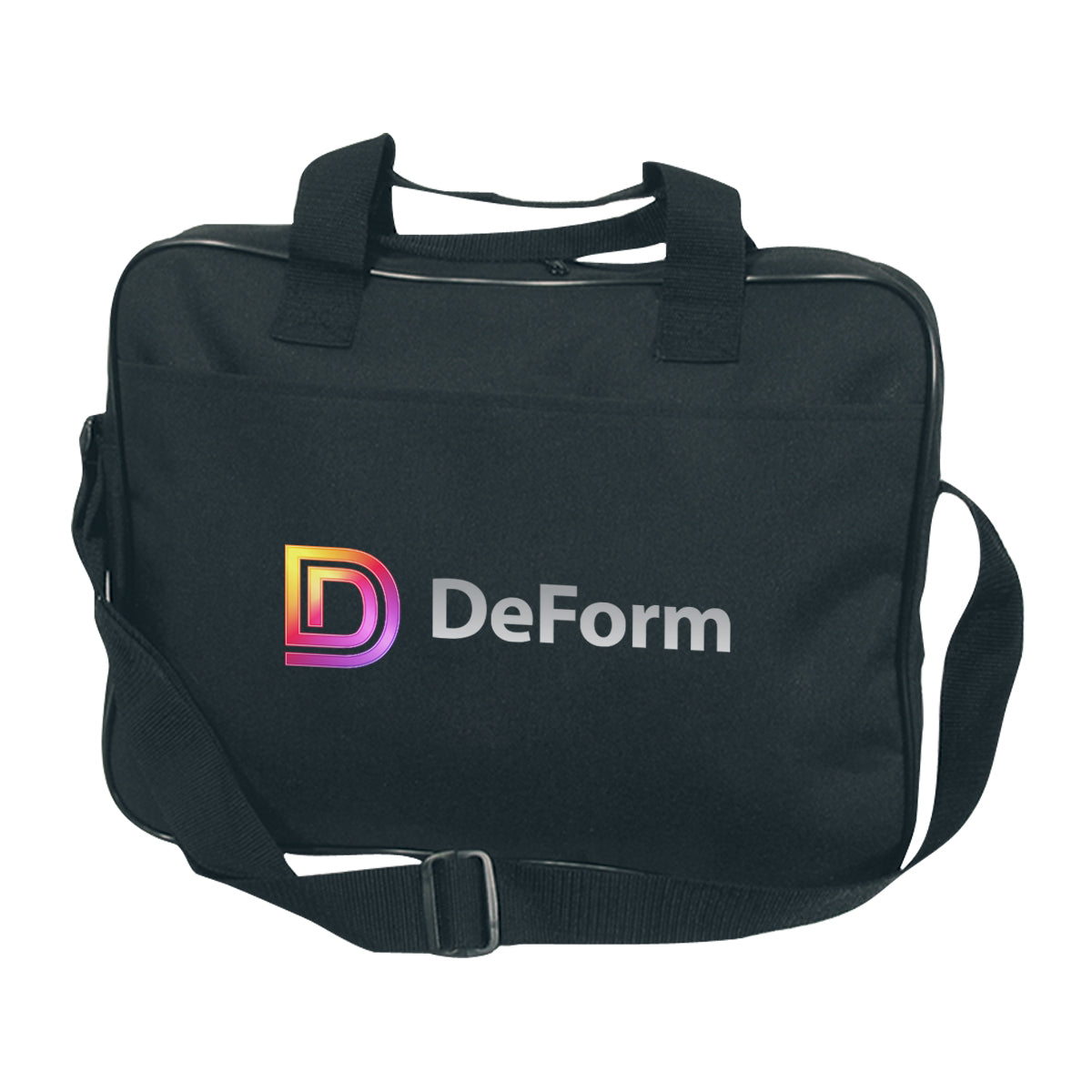 Printed Briefcase - Black - Colorbrite