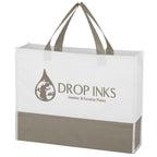 Prism Tote Bag, Non-Woven - Gray - Silk Screen