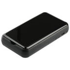 Pristine UV Sanitizer Box with Wireless Power Bank, 10,000 mAh - Black - Angled