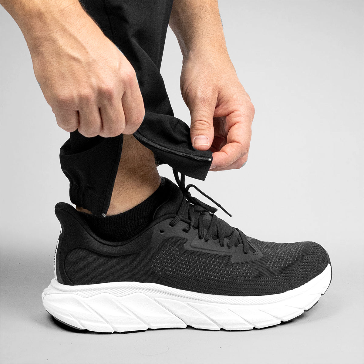 Pro Series Joggers for Athletics Transfer - Black - Zipper