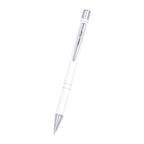 Pro-Writer Pen with Your Logo - White with Black - Front