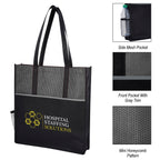Promenade Tote Bag, Non-Woven - Black - Colorbrite