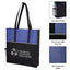 Promenade Tote Bag, Non-Woven - Blue - Silk Screen