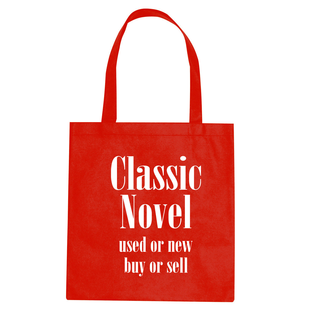 Promotional Tote Bag, Non-Woven - Red - Silk Screen