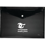 Protect-E-Lope Snap Document Envelope - Transparent Black - Front