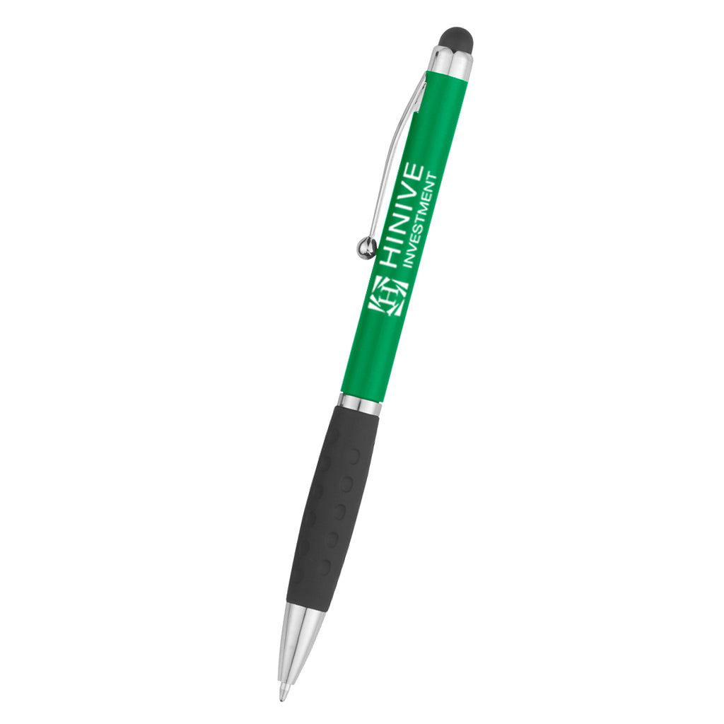 Provence Pen with Stylus Tip - Black - Silk Screen