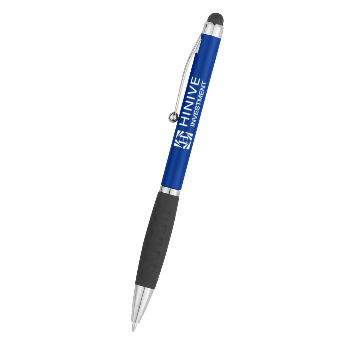 Provence Pen with Stylus Tip - Blue - Silk Screen