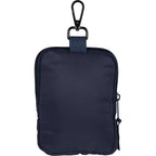 Puffer Clip-On Pouch in Recycled Fabric, Small Transfer - Navy - Back