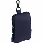 Puffer Clip-On Pouch in Recycled Fabric, Small Transfer - Navy - Right Angle