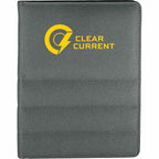 Puffer Junior Quilted Writing Pad Transfer - Gray - Front