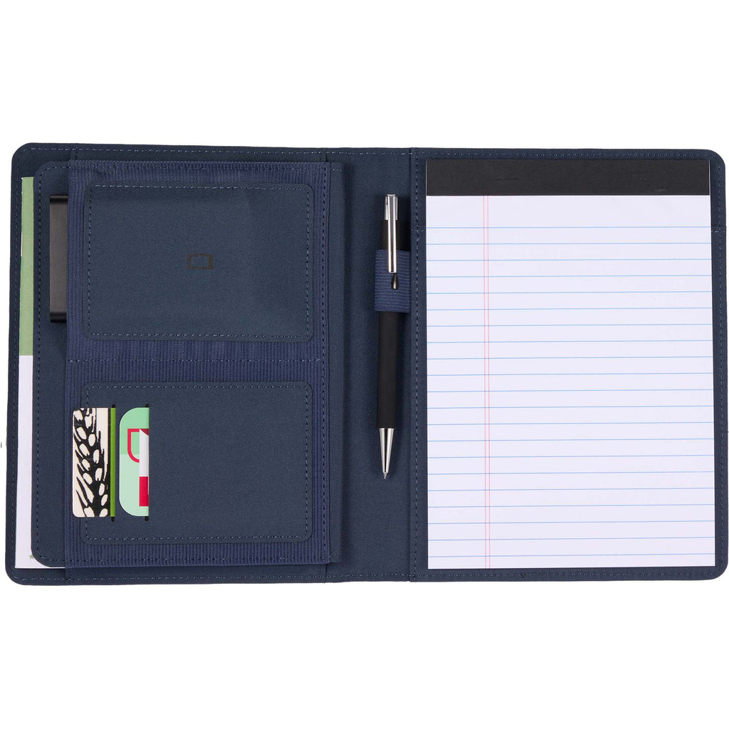Puffer Junior Quilted Writing Pad Transfer - Navy - Propped