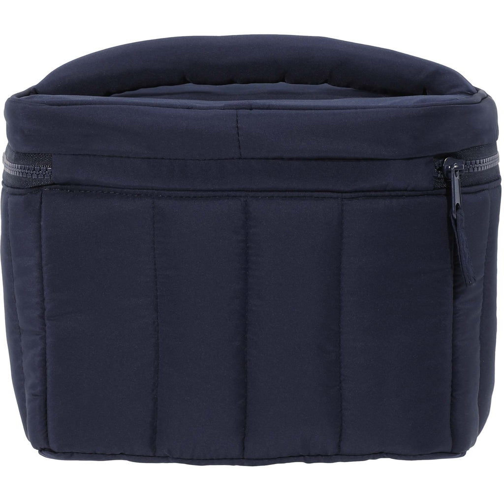 Puffer Quilted Lunch Cooler for 9 Cans Embroidery - Navy - Back