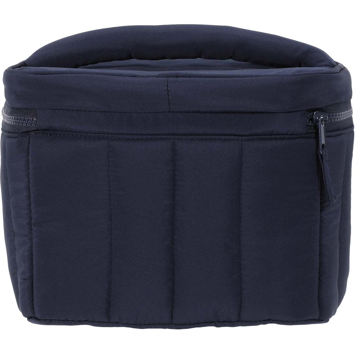 Puffer Quilted Lunch Cooler for 9 Cans Embroidery - Navy - Back