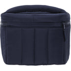 Puffer Quilted Lunch Cooler for 9 Cans Transfer - Navy - Back