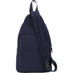 Puffer Sling Bag in Quilted Recycled PET Transfer - Navy - Back