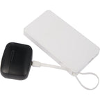 Pure Power Fast Charging Power Bank, 10,000 mAh 35W Full Color - White - Propped 2