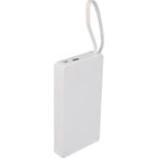Pure Power Fast Charging Power Bank, 10,000 mAh 35W Full Color - White - Right Angle 2