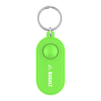Push Pop Key Tag Stress Reliever - Lime Green - Silk Screen