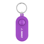 Push Pop Key Tag Stress Reliever - Purple - Silk Screen
