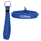 Push Pop Keychain Stress Reliever - Royal Blue - Silk Screen