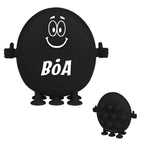 Push Pop Pal with a Smiley Face - Black - Silk Screen